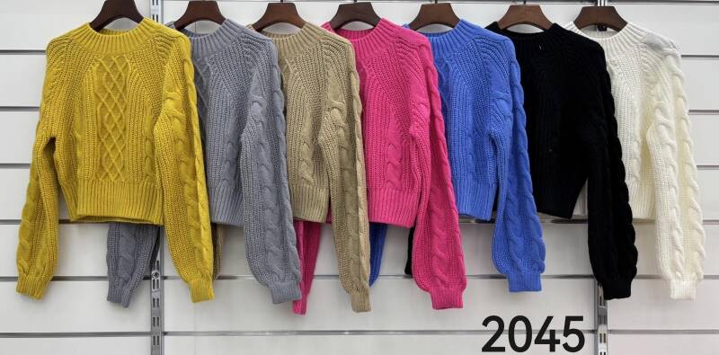 Swetry damskie Roz Standard, Mix Kolor .Paczka 10 szt